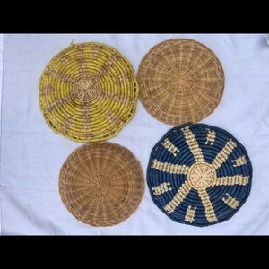 Set of 4 baskets for Wall Decor